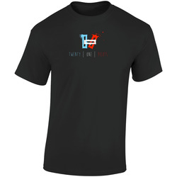 Twenty One Pilots Retro Graphic Unisex Soft Cotton Black T Shirt