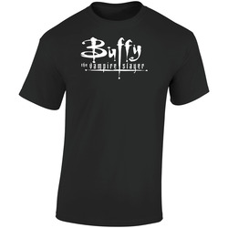 Buff Retro Graphic Unisex Soft Cotton Black T Shirt