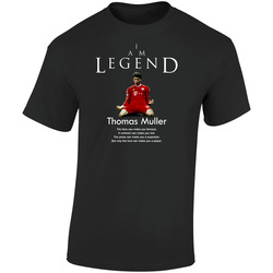 Thomas Muller Germany Legend Soccer Futbol T Sirt Retro Graphic Unisex Soft Cotton Black T Shirt