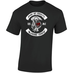 Sons Of Chesty Retro Graphic Unisex Soft Cotton Black T Shirt