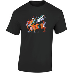 Saint Retro Graphic Unisex Soft Cotton Black T Shirt