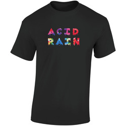 Acid Rain Rapper Singing Music Retro Graphic Unisex Soft Cotton Black T Shirt