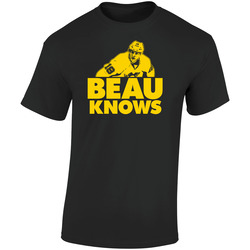 Beau Knows Beau Bennett Pittsburgh Hockey Retro Graphic Unisex Soft Cotton Black T Shirt