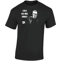 More Cowbell Walken Snl Retro Graphic Unisex Soft Cotton Black T Shirt