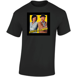 Chico & the Man JOE Retro Graphic Unisex Soft Cotton Black T Shirt