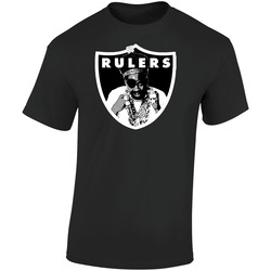 Slick Rick The Ruler Hip Hop Rap Retro Graphic Unisex Soft Cotton Black T Shirt
