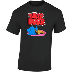 The Trap Door 80s Cartoon Retro Graphic Unisex Soft Cotton Black T Shirt