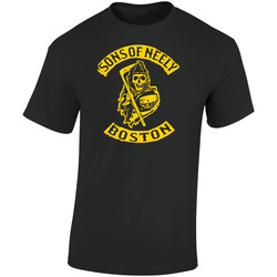 Cam Neely Sons Of Neely Boston Hockey Retro Graphic Unisex Soft Cotton Black T Shirt