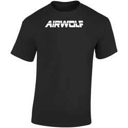 Airwolf Tv Retro Army Show Retro Graphic Unisex Soft Cotton Black T Shirt