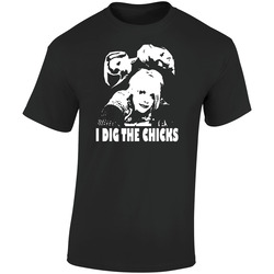 I Dig The Dixie Chicks Texas Country Retro Graphic Unisex Soft Cotton Black T Shirt