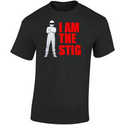 I Am Stig Retro Graphic Unisex Soft Cotton Black T Shirt