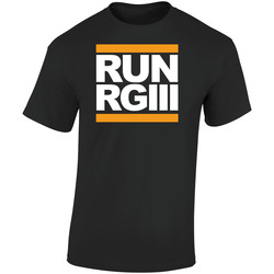 Robert Griffin Iii Run Rg Iii Retro Graphic Unisex Soft Cotton Black T Shirt