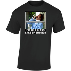 Anchorman Will Ferrell Funny Movie Quote Retro Graphic Unisex Soft Cotton Black T Shirt