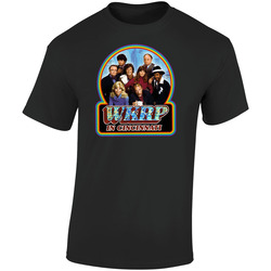 Wkrp In Cincinnati Tv Show Funny Retro Graphic Unisex Soft Cotton Black T Shirt