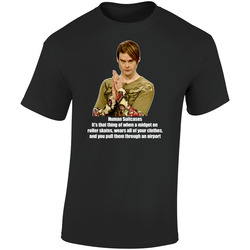 Stefon Saturday Nigh Live Bill Hader Retro Graphic Unisex Soft Cotton Black T Shirt