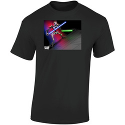 General Grievous Star Wars The Clone Wars Retro Graphic Unisex Soft Cotton Black T Shirt