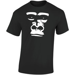 Gorilla Animal Ape King Kong Jungle Retro Graphic Unisex Soft Cotton Black T Shirt