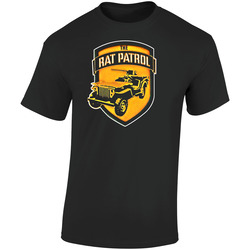 Rat Patrol Retro Tv Show 60s Retro Graphic Unisex Soft Cotton Black T Shirt