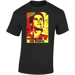 Dexter Crime Mystery Classic Retro Graphic Unisex Soft Cotton Black T Shirt