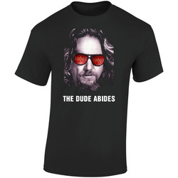 Big Lebowski Classic Movie Quote Black Retro Graphic Unisex Soft Cotton Black T Shirt