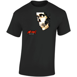 Evil Dead 2 Dead By Dawn Horror Movie Retro Graphic Unisex Soft Cotton Black T Shirt