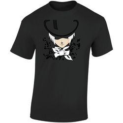 D Gray Man Japanese Anime Retro Graphic Unisex Soft Cotton Black T Shirt