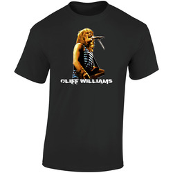 Cliff Williams Bass Ac Dc Retro Graphic Unisex Soft Cotton Black T Shirt