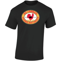 Curb Your Enthusiasm Al Abbas Chicken Retro Graphic Unisex Soft Cotton Black T Shirt