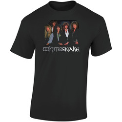 Whitesnake Rock Music Band Retro Graphic Unisex Soft Cotton Black T Shirt