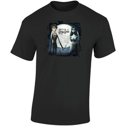 Corpse Bride Movie Retro Graphic Unisex Soft Cotton Black T Shirt