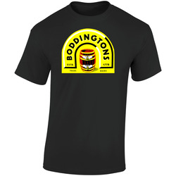 Boddingtons Uk Ale Beer Retro Graphic Unisex Soft Cotton Black T Shirt