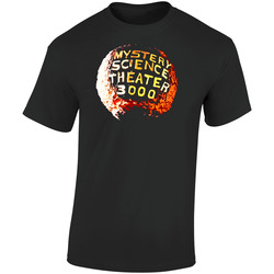 Mystery Science Theater 3000 Tv Show Retro Graphic Unisex Soft Cotton Black T Shirt