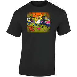 Freak Brothers Hippie Marijuana Pot 420 Weed Retro Graphic Unisex Soft Cotton Black T Shirt