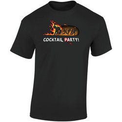 Left 4 Dead Video Game Cocktail Party Funny Retro Graphic Unisex Soft Cotton Black T Shirt