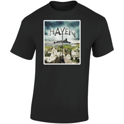 Haven Suspense Drama Thriller Tv Show Retro Graphic Unisex Soft Cotton Black T Shirt