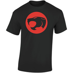 Thundercats Retro 80s Cartoon Logo Retro Graphic Unisex Soft Cotton Black T Shirt
