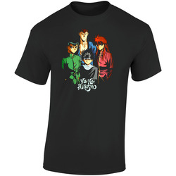 Yu Yu Hakusho Anime Retro Graphic Unisex Soft Cotton Black T Shirt