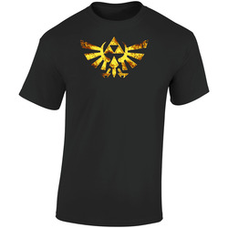 The Legend Of Zelda Hyrule Symbol Video Game Retro Graphic Unisex Soft Cotton Black T Shirt