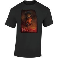 Trick R Treat Horror Cult Movie Halloween Retro Graphic Unisex Soft Cotton Black T Shirt