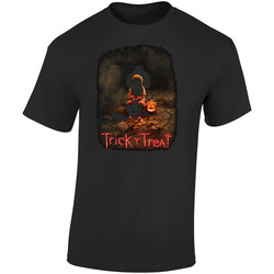 Trick R Treat Horror Cult Movie Halloween Retro Graphic Unisex Soft Cotton Black T Shirt