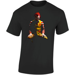 Mcdonalds Joker Parody Funny Retro Graphic Unisex Soft Cotton Black T Shirt