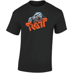 Ratt 80s Metal Retro Graphic Unisex Soft Cotton Black T Shirt