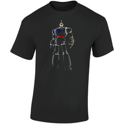 Tetsujin Anime Retro Graphic Unisex Soft Cotton Black T Shirt