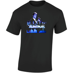 Manimal 80s tv show retro (2).jpg Retro Graphic Unisex Soft Cotton Black T Shirt