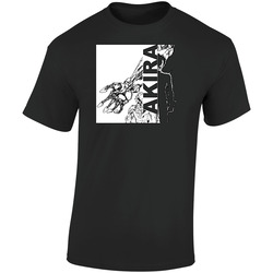 Akira Japanese Anime Retro Graphic Unisex Soft Cotton Black T Shirt