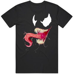 Spectacular Spiderman Venom Tv Show Retro Graphic Unisex Cotton Black T Shirt