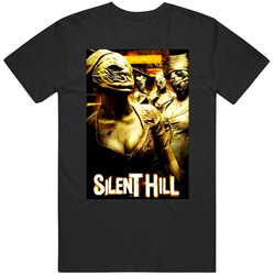Silent Hill Movie Retro Graphic Unisex Cotton Black T Shirt