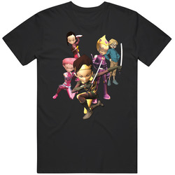 Code Lyoko Tv Show Retro Graphic Unisex Cotton Black T Shirt