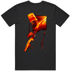 Buckethead Rock N Roll Retro Graphic Unisex Cotton Black T Shirt