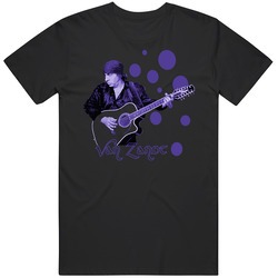 Little N Van Zandt Rock Sopranos Retro Graphic Unisex Cotton Black T Shirt